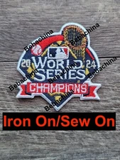 2024 World Series Champions Patch Baseball Patch for Jersey LA Dodgers
