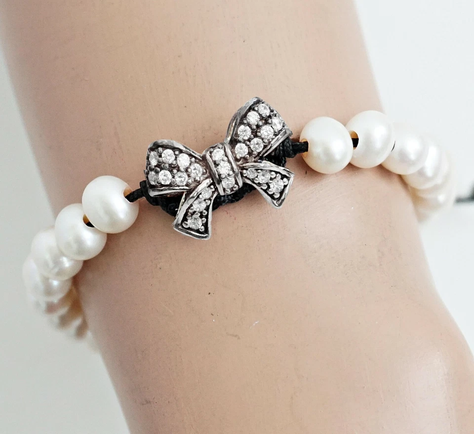 Thomas Sabo Damen Armband A1168-199-14 Süßwasserzuchtperle 925 Sterling neu - Bild 2 von 4