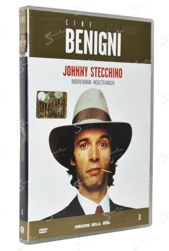 JOHNNY STECCHINO 1991 ROBERTO BENIGNI NICOLETTA BRASCHI DVD EDITORIALE OTTIMO