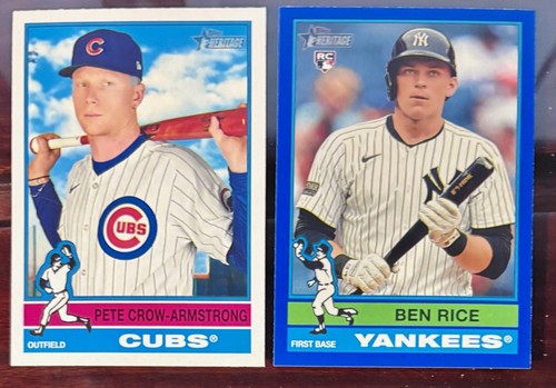 2025 Topps Heritage SHORT PRINTS (401-500) + PARALLELS: U PICK! 35 Cent Ship!