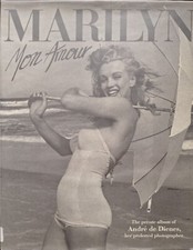 Marilyn Mon Amour by Andre De Dienes Hard cover Marilyn Monroe 1985
