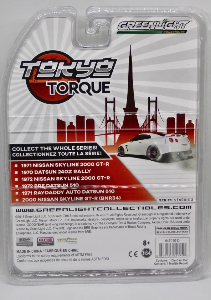 Greenlight Peter Brock + Bobby Allison 2018 firmado 1972 Bre Datsun 510 1/64 Foto 3 de 3