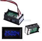 LED 5 Digit DC 0-4.3000-33.000V Digital Voltmeter Voltage Meter Car Panel Blue