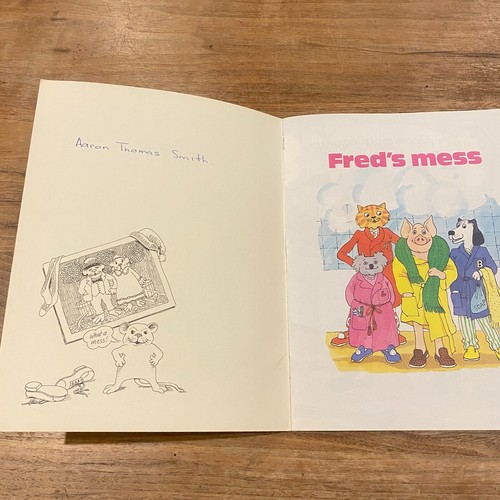 Fred's Mess by Pat Edwards PB 1st Ed 1987 Vintage Children's Book RARE - Picture 7 of 13