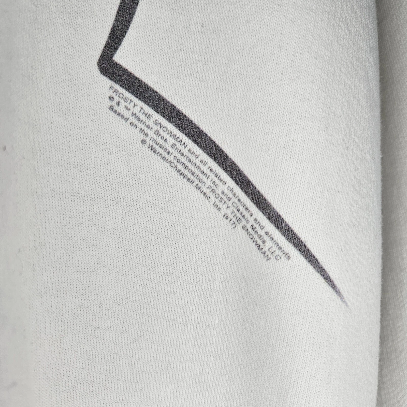 VETEMENTS Felpa con cappuccio pullover bianca nuova licenza Warner Bros. FROSTY THE SNOWMAN GRANDE