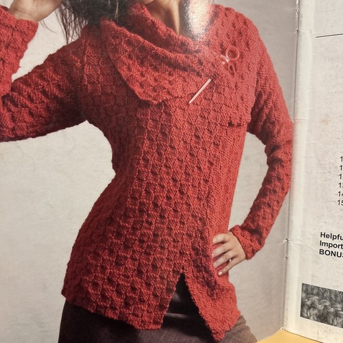 Patons Jet 15 Designs Knitting Patterns Womens Jumper Cardigans Book 1250 - Picture 5 of 12