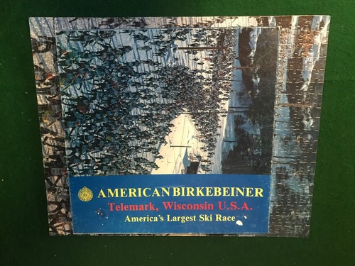 Rare America's Largest Ski Race Birkebeiner Telemark Wisconsin Puzzle Complete - Picture 2 of 15