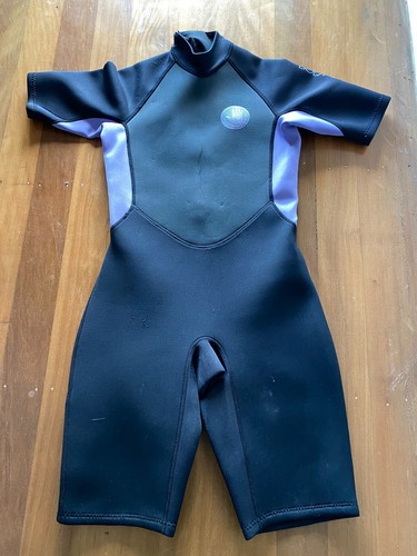 Body Glove Unisex Wetsuit Short Sleeve Spring suit Size Medium Purple/ BlackSurf