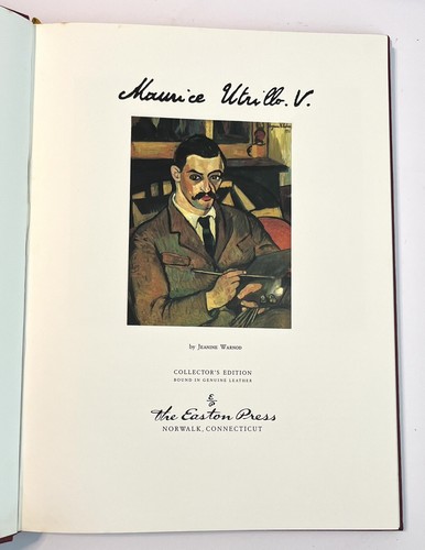 Maurice Utrillo, by Jeanine Warnod 1983 Collector’s Edition, Leather - Picture 3 of 12