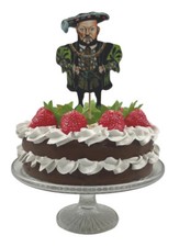King Henry VIII Cake Topper - King Henry 8th Cake Decoration - H16-CT