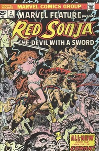 RED SONJA She Devil with a Sword Marvel Feature Comic Book #2 1975 | eBay