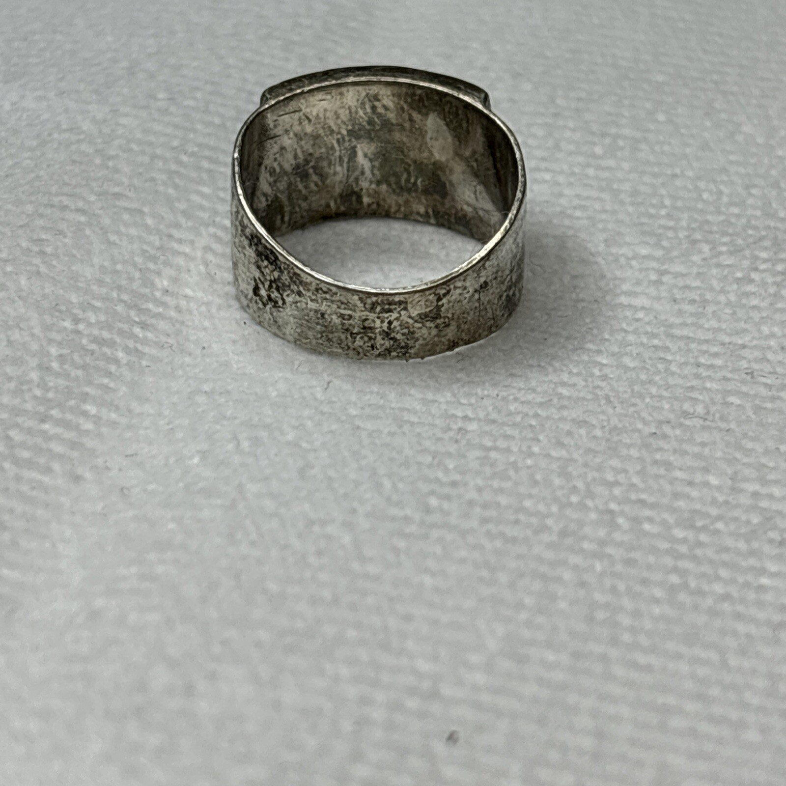 Rectangle Shape Design Blue White Sterling Silver… - image 3