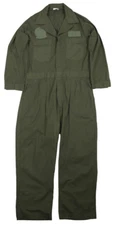 DAMAGED US Military OD Green Utility Work Coveralls USGI Workwear Mechanic Suit