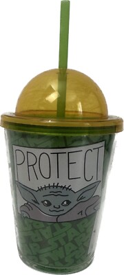 Disney Store The Mandalorian The Child Grogu Baby Yoda Tumbler