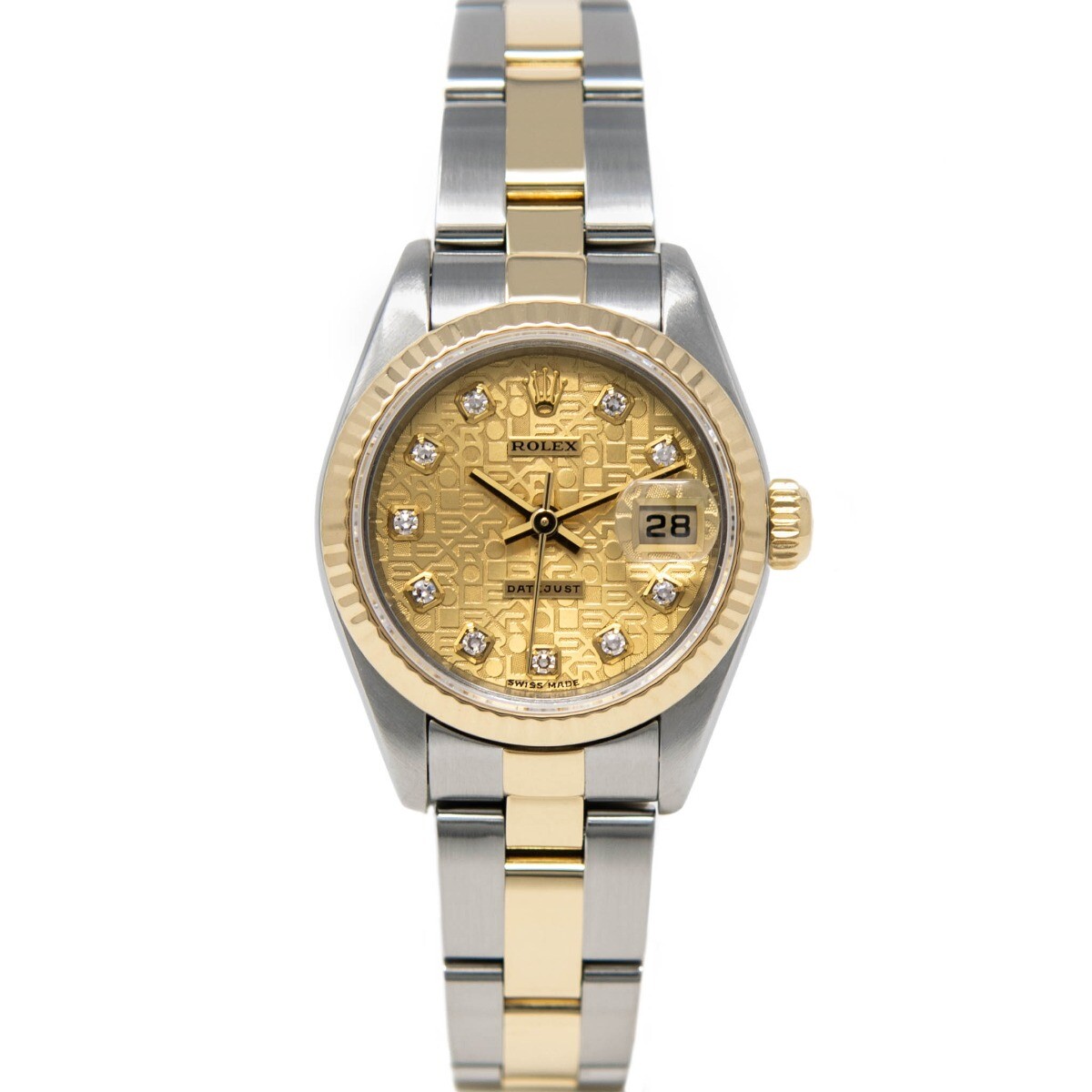 純正品】ROLEX Datejust ゴールドダイヤル 69173 28mm 純正品】ROLEX