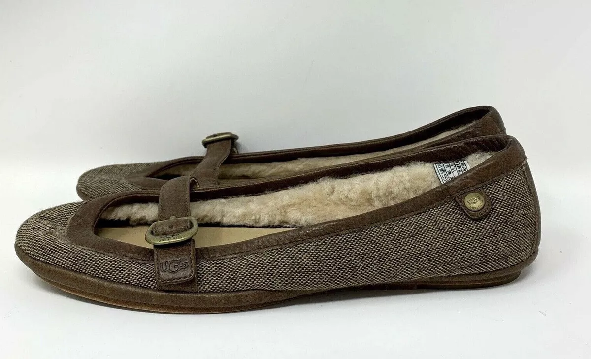 Shearling lined ballet best sale flats