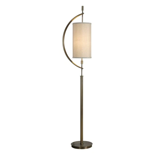 Mid Century Modern Balaour Floor Lamp Antique Brass Finish 66"H~ Uttermost 28151 - Picture 3 of 4