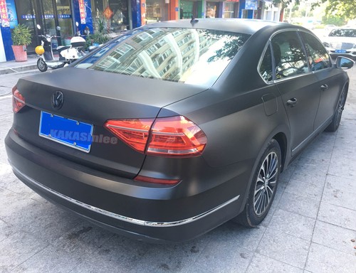 Lámina envolvente de vinilo elástica para automóvil con acabado mate negra - Imagen 3 de 10