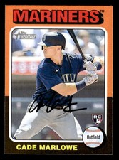 Cade Marlowe 2024 Topps Heritage Mini RC #364 Seattle Mariners ESE