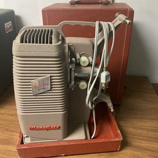 Mansfield Holiday 8 Mm Movie Projector 500 Watt In Case