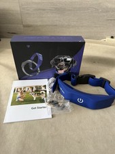 GeoPaws GPS Electric Dog Fence - Wireless, Portable  Rechargeable System Blue