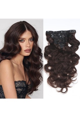 Clip in Hair Extensions Echthaar Body Wave Echthaar Extensions