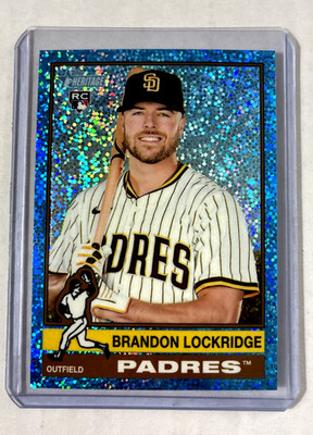 Blue Sparkle Refractor- 2025 Topps Heritage High Number #660- Brandon Lockridge