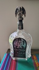 750 Ml Von Payne Black Whiskey Bottle 1st Limited Edition Demon Gargoyle Topper