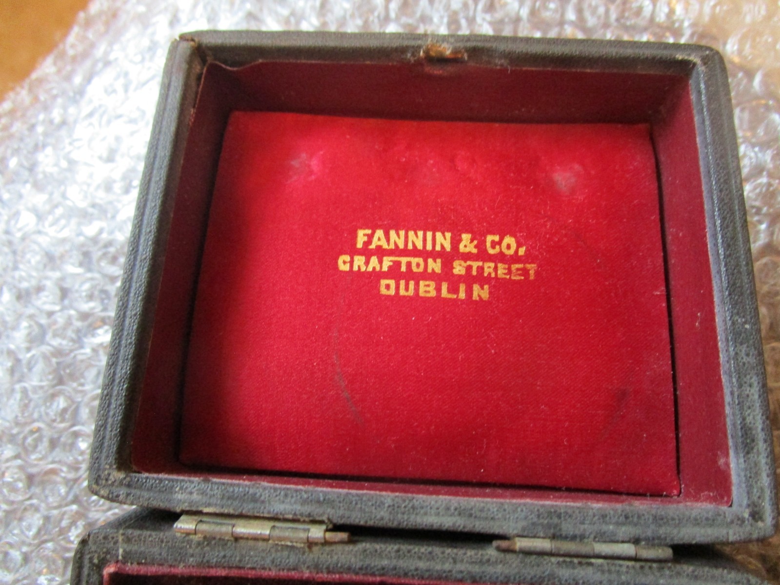 RARE VINTAGE SILVER PLATED TRAVELLING OTOSCOPE CASED in FANNIN & Co DUBLIN BOX