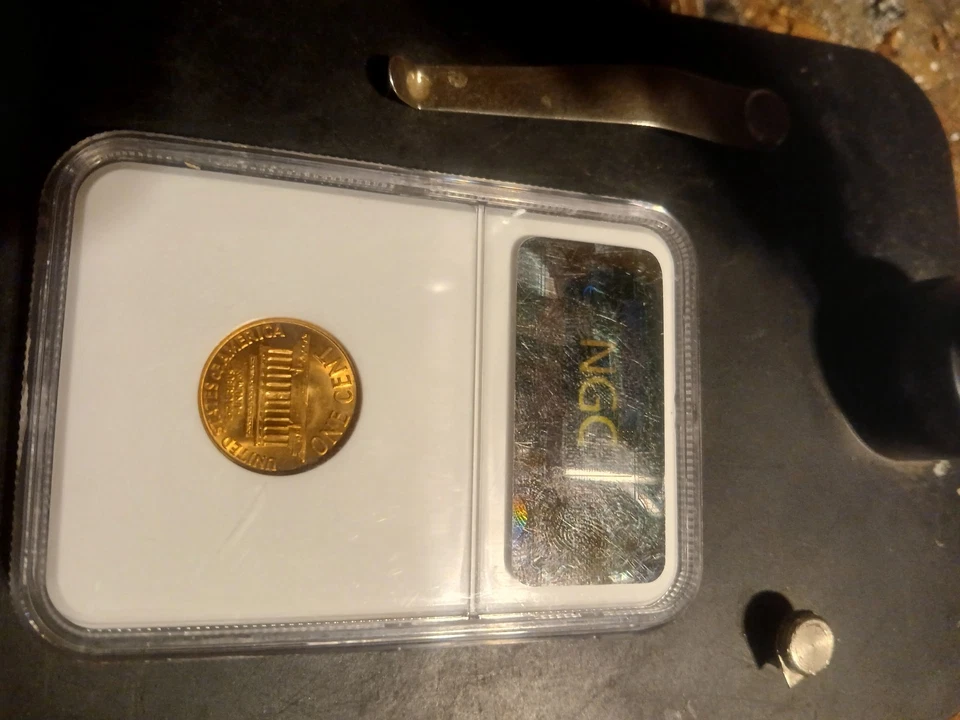 Semi Key 1960  Small Date Cent Lincoln, Memorial Ngc Reverse NGC MS-64 Rd  Gem - Image 2 of 4