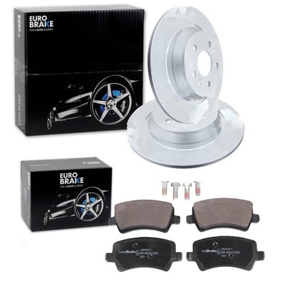 EUROBRAKE BREMSSCHEIBEN+ BELÄGE HINTEN passend für LAND ROVER RANGE ROVER EVOQUE
