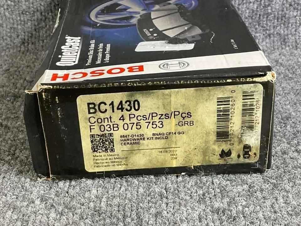 Toyota Corolla LE 2012 tracción delantera Bosch BC1210 juego de pastillas de freno de disco delanteras ajuste 🛞 Foto 4 de 4