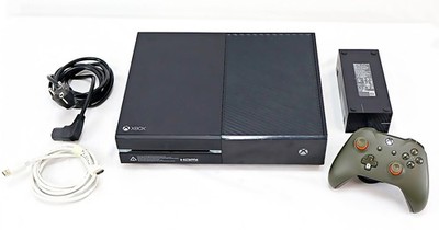 Microsoft XBOX ONE 1540 (schwarz) +1x Controller (olive) Speicher: 500 GB 261886