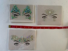 Crystal face stickers Cosplay and Halloween