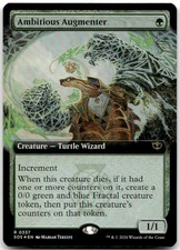 Ambitious Augmenter (Extended Art) #337 (Foil) LP Secrets of Strixhaven