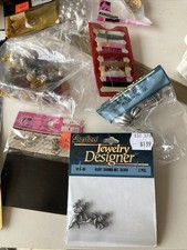 Lot Vintage Antique Metal Beads Jewelry Making Supplies Vintage Crabtree Evelyn