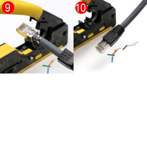 Tool Cable Stripper RJ45 Pliers Cable Connector Pliers Crimper Network pliers - Afbeelding 3 van 12