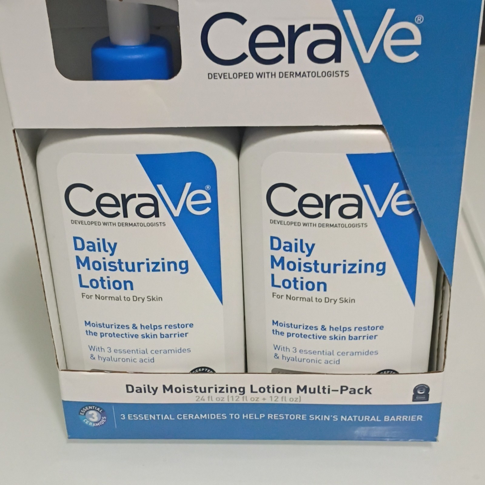 CeraVe Daily Moisturizing Lotion Multi-Pack 24 fl oz Ceramide Hyaluronic Acid