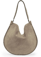 Isabel Marant Oskan Hobo Soft Sand Shoulder Bag New And Authentic