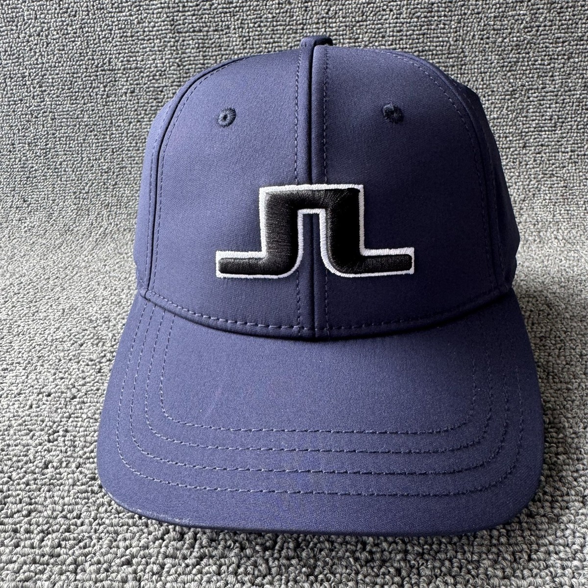 J.Lindeberg Navy Strapback Baseball Cap Bridge Logo