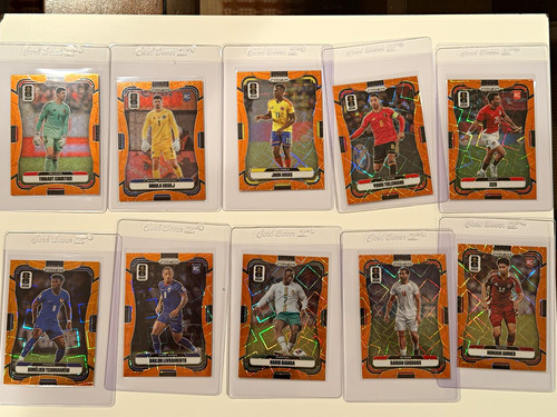 Panini Prizm FIFA World Cup 2026 soccer 10-card lot of ORANGE LAZER /260