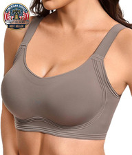 Jelly Bras for Women No Underwire Wireless Push up Bra Comfortable Full Coverage