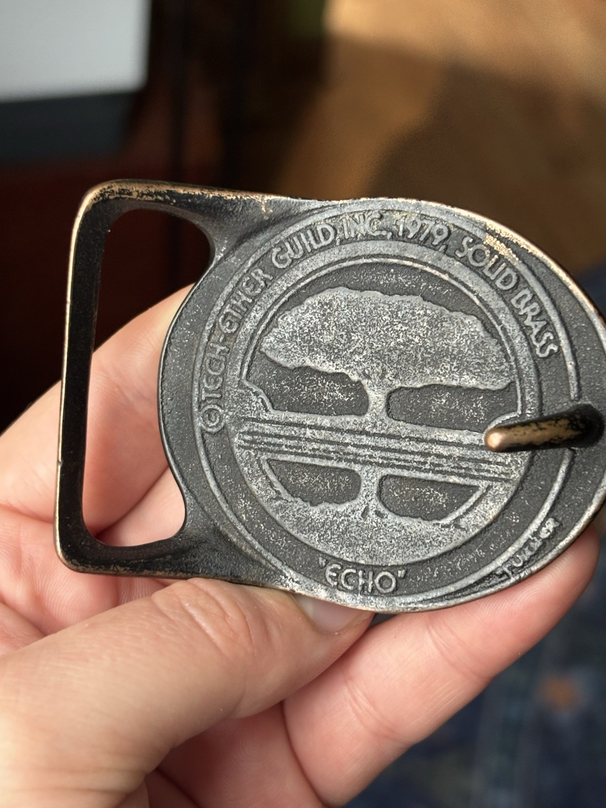 Vintage Tech Ether Guild Inc Solid Brass Echo Rai… - image 4