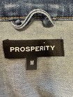 Prosperity Women’s M Blue Collared Button Front Pockets Long Sleeve Jacket — photo 4