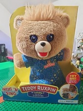 Teddy Ruxpin Hug 'N Sing Lullaby Plush Bear NEW