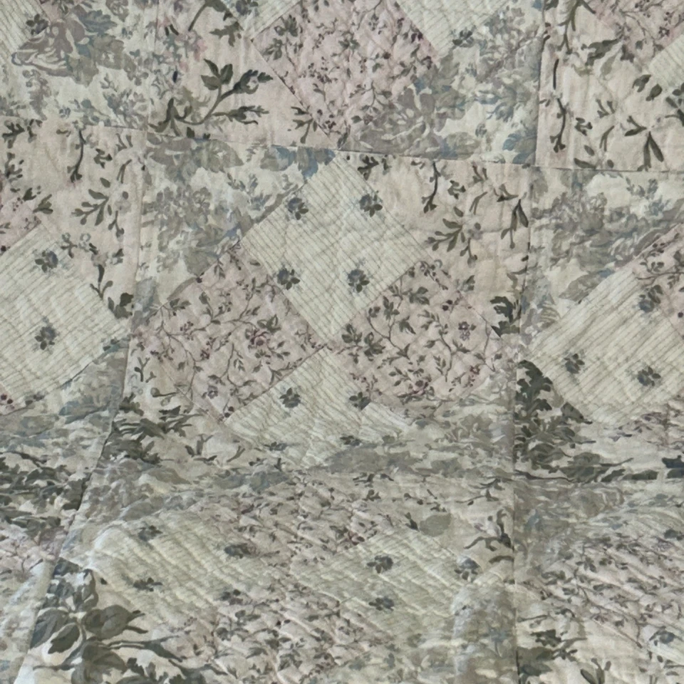 Edredón SHABBY CHIC Treasures de Rachael Ashwell 100 % algodón F/Q retazos #4518 Foto 3 de 4