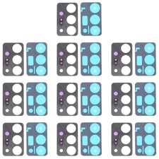 For Samsung Galaxy Note20 Ultra 5G SM-N986 10pcs Back Camera Lens, For Samsung G