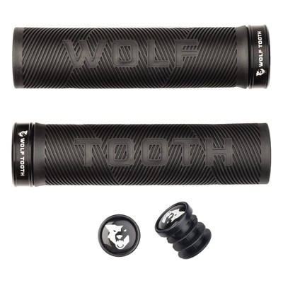 Wolf Tooth Echo Lock-On Grips Black/Black One Size