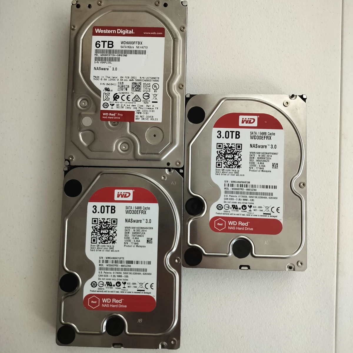 Western Digital SATA III 3 TB Internal Hard Disk Drives for sale