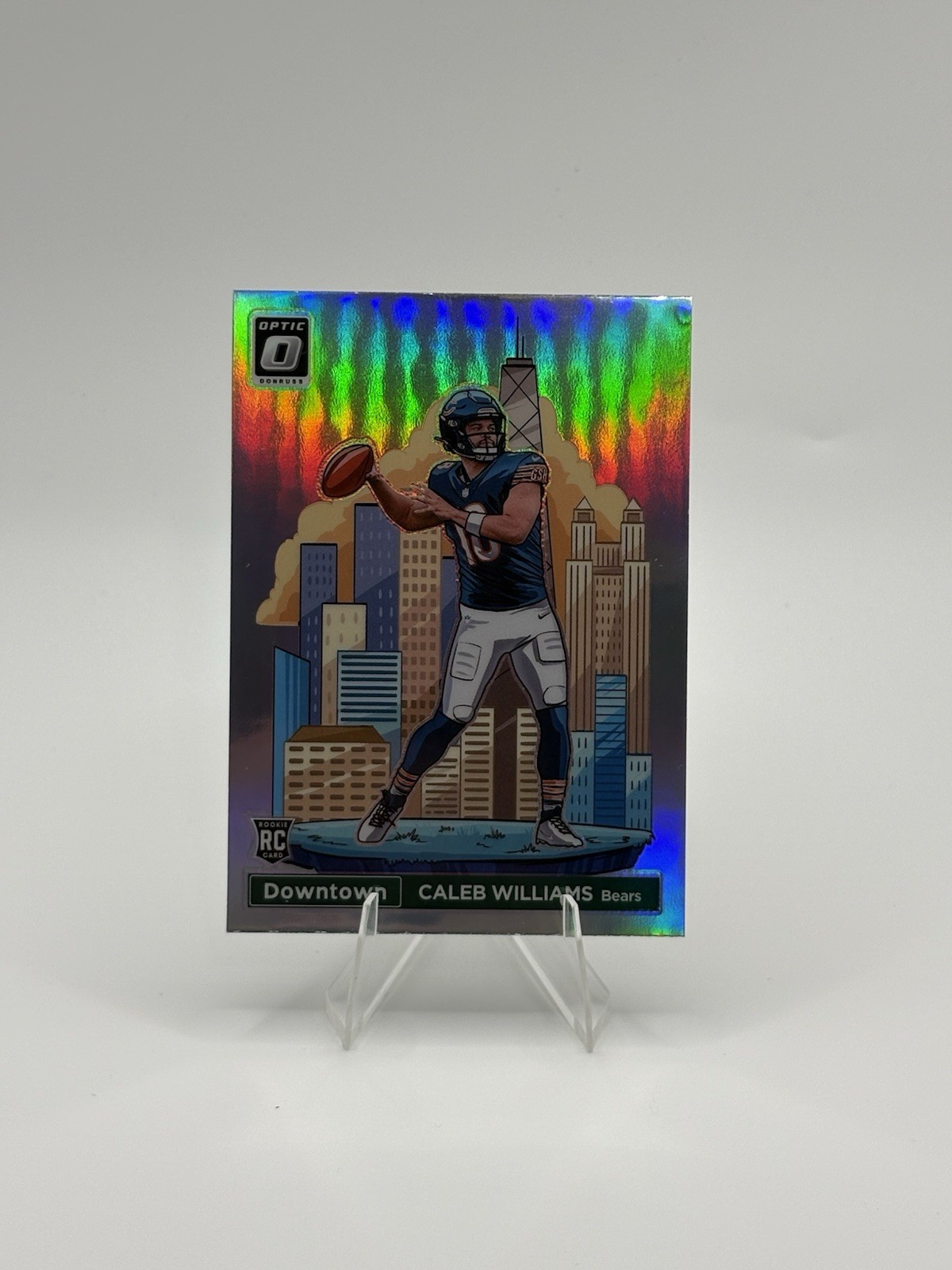 2024 Panini Donruss Optic Downtown! Caleb Williams #21 (RC) Case Hit Rookie